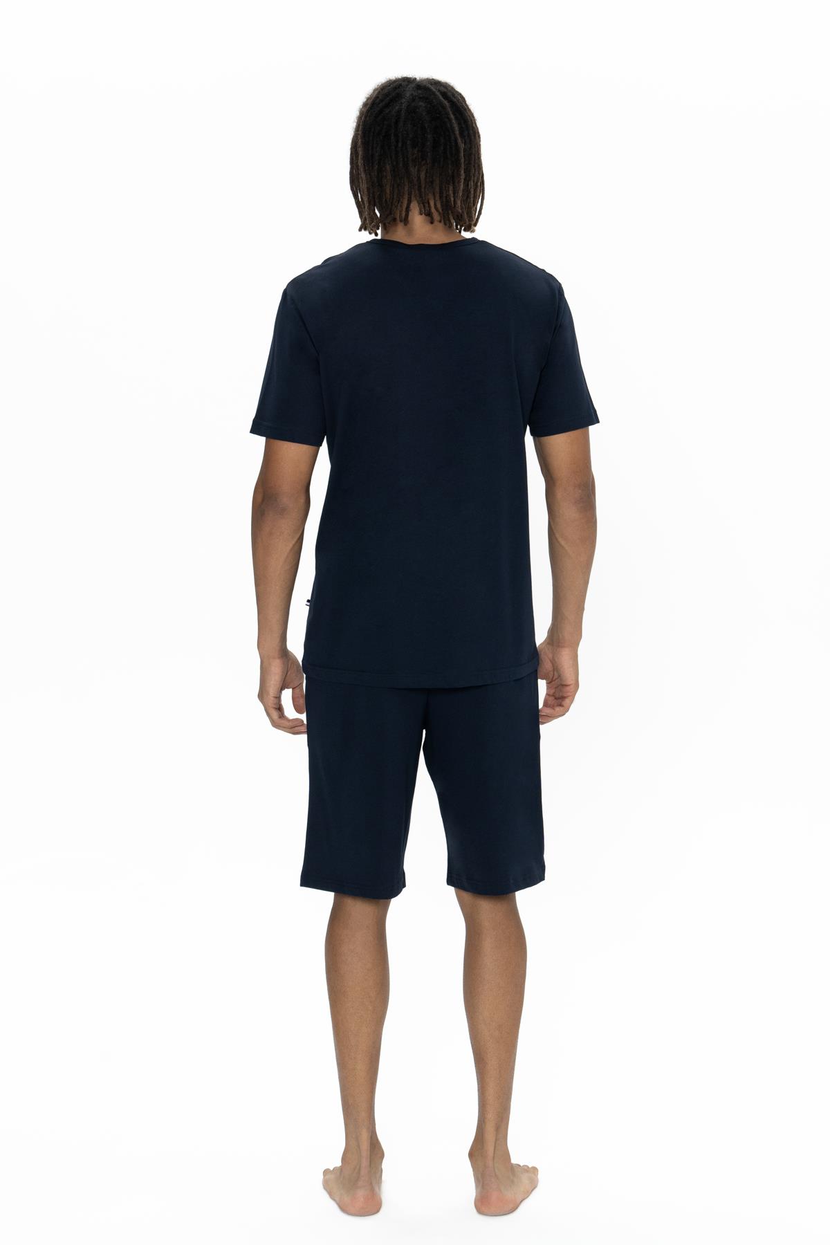 U.S. Polo %100 Pamuklu 3'lü Pijama Şort T-shirt Takım