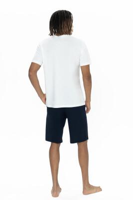 U.S. Polo %100 Pamuklu 3'lü Pijama Şort T-shirt Takım - 3