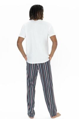 U.S. Polo %100 Pamuklu 3'lü Pijama Şort T-shirt Takım - 6