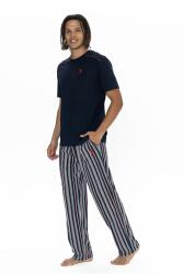 U.S. Polo %100 Pamuklu 3'lü Pijama Şort T-shirt Takım - 10