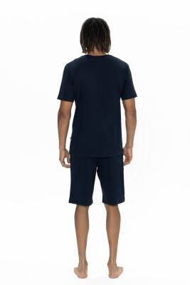 U.S. Polo %100 Pamuklu 3'lü Pijama Şort T-shirt Takım - 14