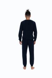 Us Polo 2 İplik, Bisiklet Yaka, Uzunkol, Manşet Kol, Dar Paça Pijama Takım - 6