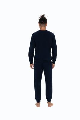 Us Polo 2 İplik, Bisiklet Yaka, Uzunkol, Manşet Kol, Dar Paça Pijama Takım - 6