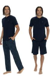 U.S. Polo 3'lü Pijama Şort T-shirt Takım Lacivert