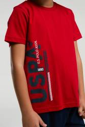 U.S. Polo Assn %100 Pamuk Erkek Çocuk Pijama Takım - Thumbnail