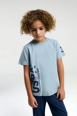 U.S. Polo Assn %100 Pamuk Erkek Çocuk Pijama Takım - 6