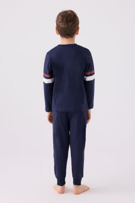U.S. Polo Assn. %100 Pamuk Erkek Çocuk Pijama Takım - 6