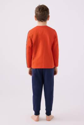 U.S. Polo Assn. %100 Pamuk Erkek Uzunkol Çocuk Pijama Takım - 8