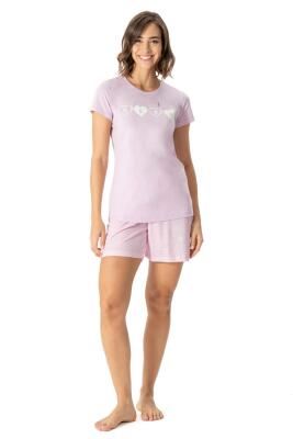 U.S. Polo Assn. %100 Pamuk Kadın T-shirt Şort Takım - 6