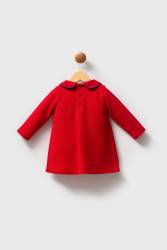 U.S. Polo Assn. %100 Pamuk, Pike, Kız Bebek Elbise - Thumbnail