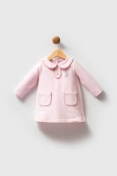 U.S. Polo Assn. %100 Pamuk, Pike, Kız Bebek Elbise - Thumbnail