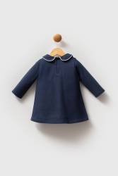 U.S. Polo Assn. %100 Pamuk, Pike, Kız Bebek Elbise - Thumbnail