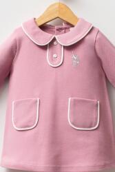 U.S. Polo Assn. %100 Pamuk, Pike,  Kız Bebek Elbise - 11