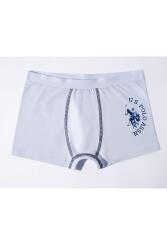 U.S. Polo Assn. %100 Pamuklu Erkek Bebek Mavi Beyaz 10 Parça Hastane Çıkışı - 2