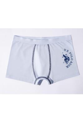 U.S. Polo Assn. %100 Pamuklu Erkek Bebek Mavi Beyaz 10 Parça Hastane Çıkışı - 2