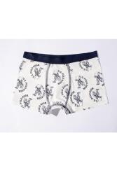 U.S. Polo Assn. %100 Pamuklu Erkek Bebek Mavi Beyaz 10 Parça Hastane Çıkışı - 4