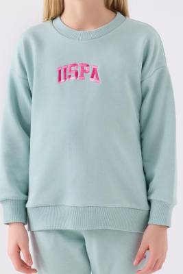 U.S. Polo Assn. - U.S. Polo Assn. 3 İplik Dokuma Kız Çocuk Pijama Takım (1)