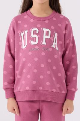 U.S. Polo Assn. 3 İplik Dokuma Koyu Leylak Alt Üst Takım - 3