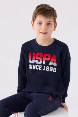 U.S. Polo Assn. 3 İplik İçi Şardonlu Kışlık Dar Paça Erkek Çocuk Takım - 7