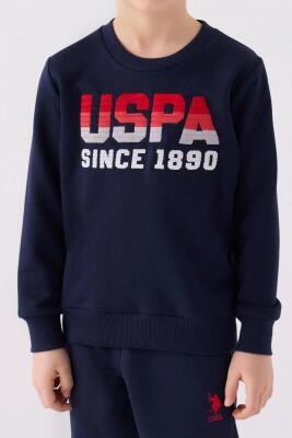 U.S. Polo Assn. 3 İplik İçi Şardonlu Kışlık Dar Paça Erkek Çocuk Takım - 10