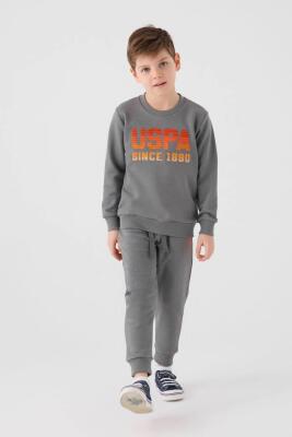 U.S. Polo Assn. 3 İplik İçi Şardonlu Kışlık Dar Paça Erkek Çocuk Takım - 3