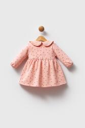 U.S. Polo Assn. 3 iplik Kalp Baskılı Kışlık Kız Bebek Elbise - 3