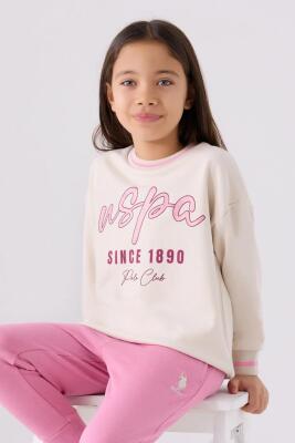 U.S. Polo Assn. 3 İplik Kumaş Kız Çocuk Eşofman Takım - 2