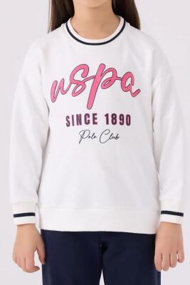 U.S. Polo Assn. 3 İplik Kumaş Kız Çocuk Eşofman Takım - 9