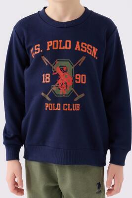 U.S. Polo Assn. 3 İplik Şardonlu Erkek Çocuk Pijama Takım - 3