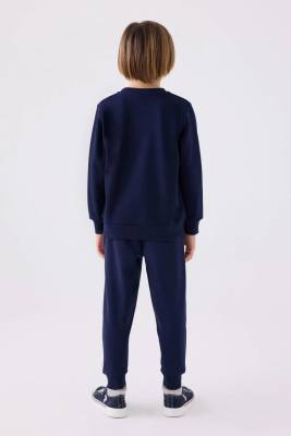 U.S. Polo Assn. 3 İplik Şardonlu Kışlık Erkek Çocuk Pijama Takım - 9