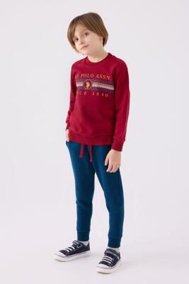 U.S. Polo Assn. 3 İplik Şardonlu Kışlık Erkek Çocuk Takım - 1