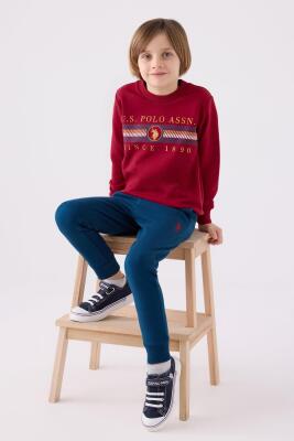 U.S. Polo Assn. 3 İplik Şardonlu Kışlık Erkek Çocuk Takım - 2