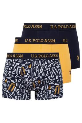 U.S. Polo Assn. 3'lü Erkek Boxer, %96 Pamuk, %5 likra - 1