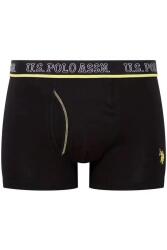 U.S. Polo Assn. 3'lü Erkek Boxer, Antrasit Saks Siyah Erkek Boxer  %95 Pamuk/Cotton %5 Elastan/Elasthane - 3