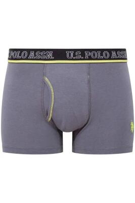U.S. Polo Assn. 3'lü Erkek Boxer, Antrasit Saks Siyah Erkek Boxer  %95 Pamuk/Cotton %5 Elastan/Elasthane - 4