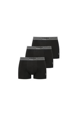 U.S. Polo Assn. 3'lü Modal Düz Renk Erkek Boxer, Likralı Erkek Boxer, %47 modal %47 pamuk, %6 elastan - 5