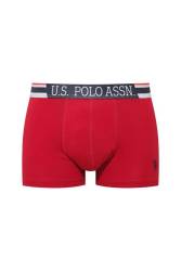 U.S. Polo Assn. 3'lü Modal Erkek Boxer, Gri Kırmızı Lacivert Erkek Boxer, %47 modal %47 pamuk, %6 elastan - Thumbnail