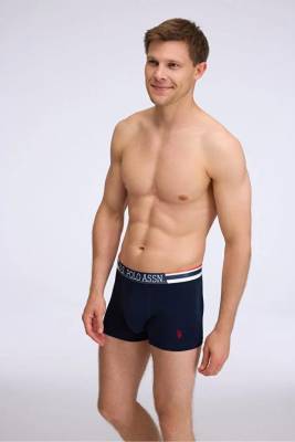 U.S. Polo Assn. 3'lü Modal Erkek Boxer, Gri Kırmızı Lacivert Erkek Boxer, %47 modal %47 pamuk, %6 elastan - 5