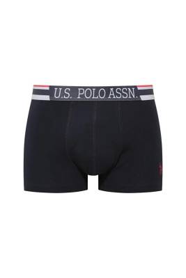 U.S. Polo Assn. 3'lü Modal Erkek Boxer, Gri Kırmızı Lacivert Erkek Boxer, %47 modal %47 pamuk, %6 elastan - 6