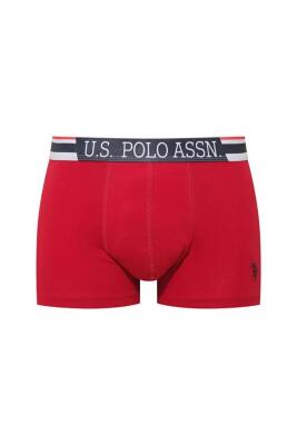 U.S. Polo Assn. 3'lü Modal Erkek Boxer, Gri Kırmızı Lacivert Erkek Boxer, %47 modal %47 pamuk, %6 elastan - 4