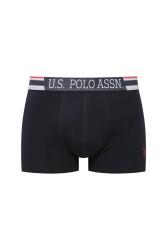 U.S. Polo Assn. 3'lü Modal Erkek Boxer, Gri Kırmızı Lacivert Erkek Boxer, %47 modal %47 pamuk, %6 elastan - 6