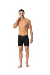 U.S. Polo Assn. 3'lü Modal Erkek Boxer, Siyah Gri Antrasit Erkek Boxer  %47 modal %47 pamuk, %6 elastan - 5