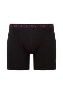 U.S. Polo Assn. 3'lü Modal Erkek Boxer, Siyah Gri Antrasit Erkek Boxer  %47 modal %47 pamuk, %6 elastan - 2