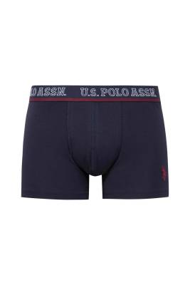 U.S. Polo Assn. - U.S. Polo Assn. 3'lü Pamuklu Likralı Erkek Boxer (1)