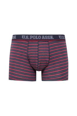 U.S. Polo Assn. 3'lü Pamuklu Likralı Erkek Boxer - 4