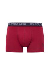 U.S. Polo Assn. 3'lü Pamuklu Likralı Erkek Boxer - 3