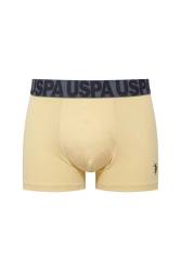 U.S. Polo Assn. 3'lü Sarı Lacivert Erkek Boxer, Sarı Lacivert Saks Erkek Boxer, %95 pamuk, %5 elastan - Thumbnail