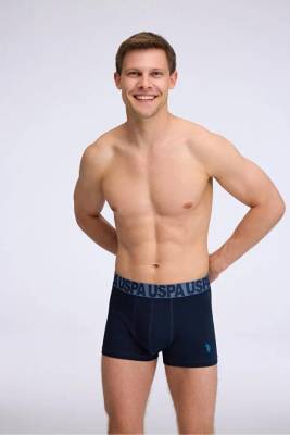 U.S. Polo Assn. 3'lü Sarı Lacivert Erkek Boxer, Sarı Lacivert Saks Erkek Boxer, %95 pamuk, %5 elastan - 4
