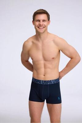 U.S. Polo Assn. 3'lü Sarı Lacivert Erkek Boxer, Sarı Lacivert Saks Erkek Boxer, %95 pamuk, %5 elastan - 4