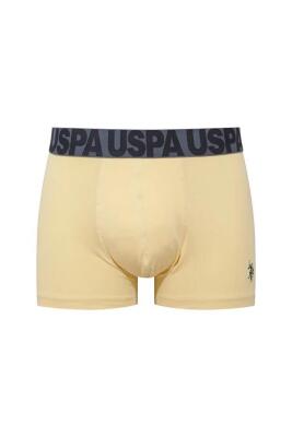 U.S. Polo Assn. 3'lü Sarı Lacivert Erkek Boxer, Sarı Lacivert Saks Erkek Boxer, %95 pamuk, %5 elastan - 5